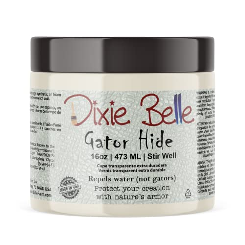 Dixie Belle Paint Company | Gator Hide | Non-Yellowing Polyacrylic Topcoat Paint | Resistant Finish for DIY Projects | Made in USA