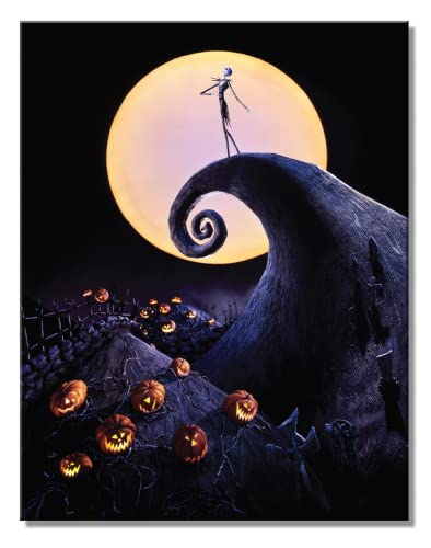 Disney Nightmare Before Christmas Tin Sign - Nostalgic Vintage Metal Wall Decor - Made in USA