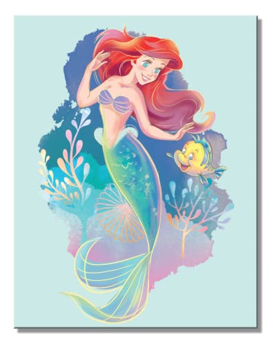 Disney Ariel Tin Sign - Nostalgic Vintage Metal Wall Decor - Made in USA