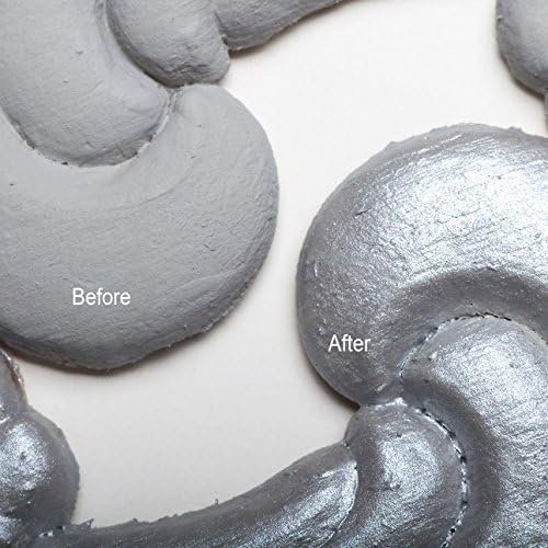 Dixie Belle Glaze | Hi Ho Silver (8 Fl Oz) | Water-Based Paint Glaze | Paint Finish for Stippling and Color Washing | DIY Home Décor Glaze | Made in the USA