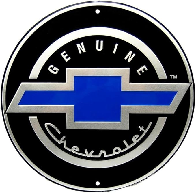 Chevy Bow Tie 12" SRACB Round Sign