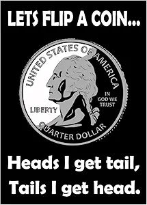 Flip a Coin Magnet Magnet