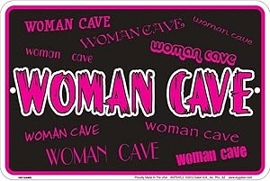 Woman's Cave Small Parking Signs SPSWC2
