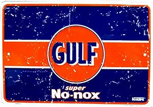 Gulf Super No-Nox Small Parking Signs SPSOG