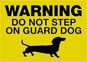 Warning Don't Step Magnet