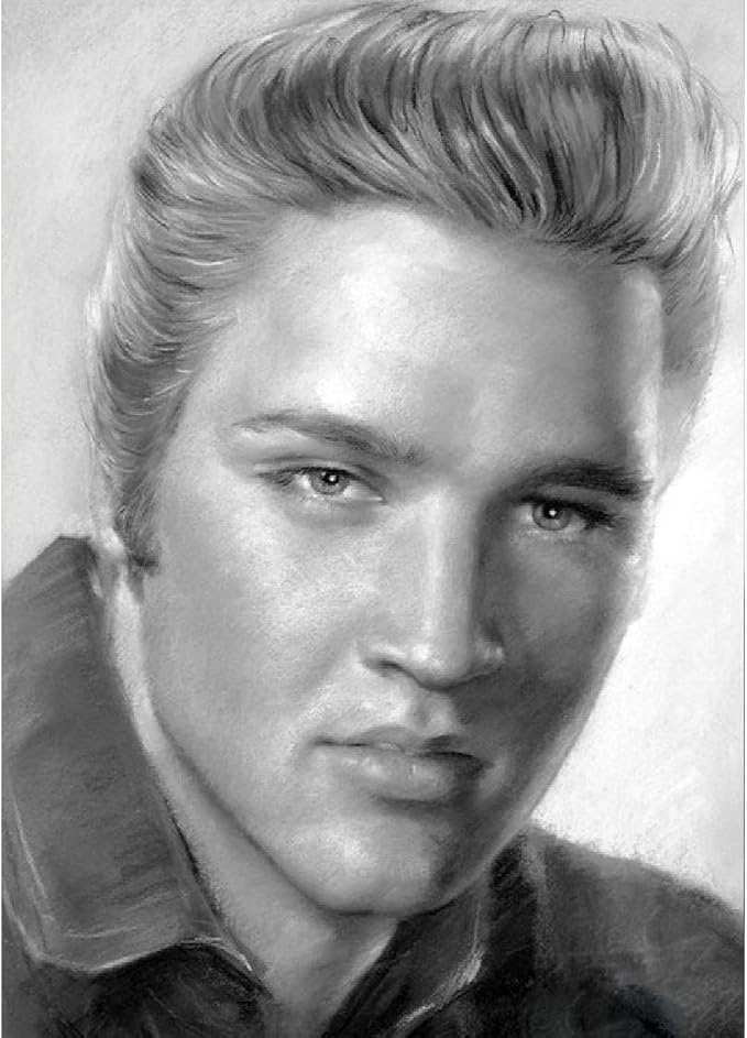 Presley B & W Magnet