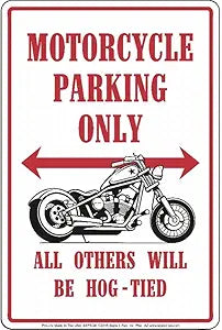 Motorcycle Parking Small Parking Signs SPSCM