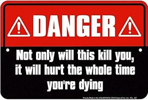 Danger Not Only Small Parking Signs SPSNT4