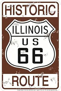 66 Historic Illinois Small Parking Signs SPSR6HI