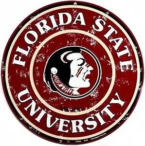 Florida State Noles 12" SRCFS Round Sign