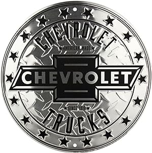 Chevy Trucks Circle SR60139 Round Sign