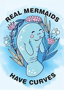 Real Mermaid Manatee Magnet
