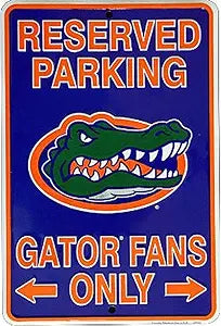 FL Gators Fan Small Parking Signs SPSCFG