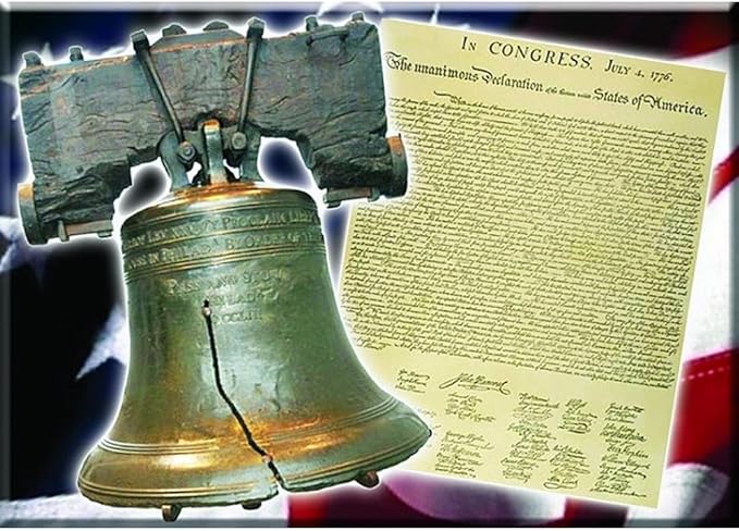 Magnet – Liberty Bell Funny Magnet - 3.5” x 2.5” Easy Remove Fridge Locker Magnet - Magnet for Gifts Decor - Made in USA