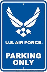 Air Force Parking Small Parking Signs SPSMAP