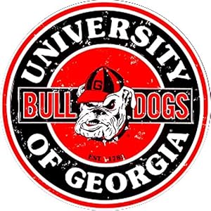 Georgia Bulldogs  12" SRCGB Round Sign