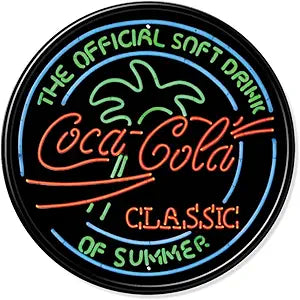 Coke Neon Round 12" SR2426 Round Sign