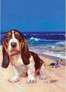 Basset Hound Puppy Magnet