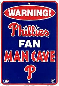 Phillies Fan Man Cave Small Parking Signs SPS80051