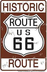 66 Historic US Small Parking Signs SPSR6HU