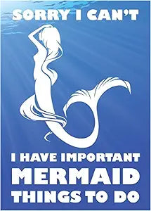 Mermaid Things to Do Magnet