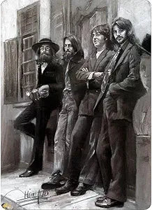 Beatles Leaning Small Parking Signs S4S4102