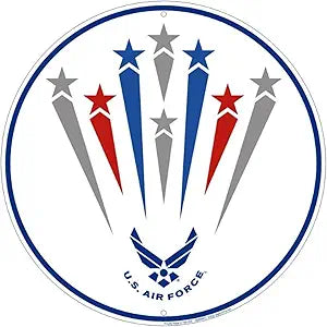 Air Force Shooting Stars SRMAF2 Round Sign