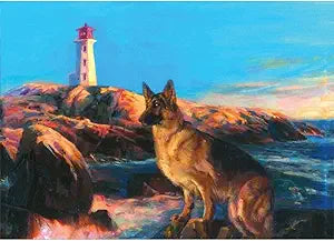 German Shepherd Magnet