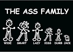 Ass Family Magnet