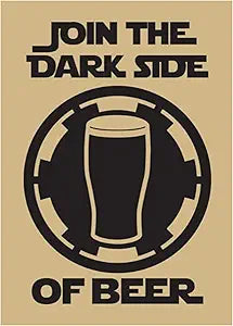 Dark Side of Beer Magnet