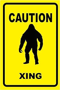 Sasquatch Xing Magnet