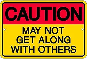 Caution: Others Small Parking Signs SPSALNG