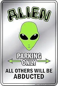 Alien Small Small Parking Signs SPSET