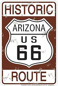 66 Historic Arizona Small Parking Signs SPSR6H