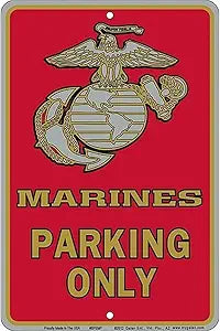Marines Parking Only Small Parking Signs SPSMP