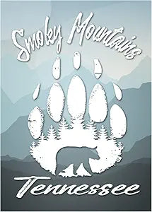 Smoky Mountains Tennessee Magnet