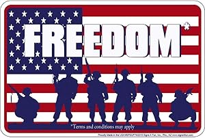 Freedom Small Parking Signs SPSUFT