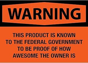 Warning - Owner is Awesome Magnet