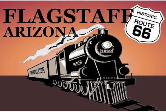 66 AZ Train - Flagstaff Magnet