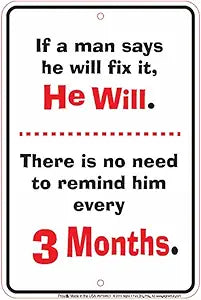 Man Will Fix Small Parking Signs SPSMC3
