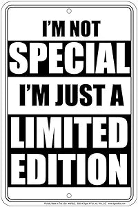 Limited Edition Small Parking Signs SPSLE