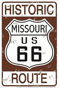 66 Historic Missouri Small Parking Signs SPSR6HM