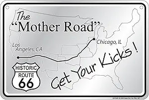 66 Mother Road Small Parking Signs SPSMR