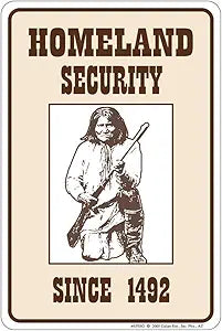 Homeland Security Small Parking Signs SPSIG