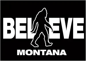 Big Foot Believe Montana Magnet Magnet