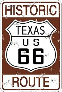 66 Historic Texas Small Parking Signs SPSR6HT