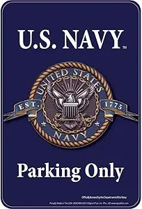 Navy Parking Small Parking Signs S4CMN
