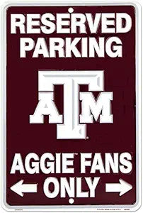 TX A&M - Aggies Fans Small Parking Signs SPSCTA