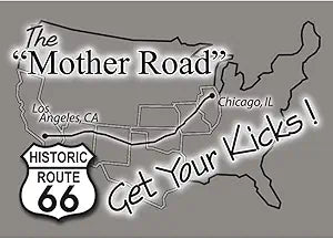66 The Mother Road Magnet