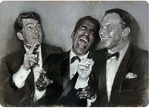 Rat Pack Portrait Small Parking Signs S4S4115